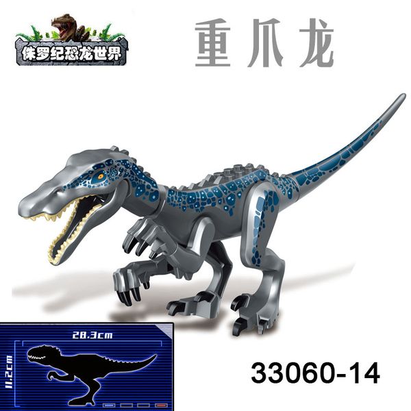 

new fun dinosaur world building block jurassic dinosaur animal shark flying dragon toy model for boys and girls