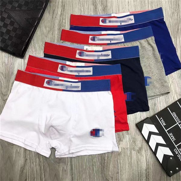 

fashion mens underwear champ letter boxers cotton breathable underpants men cuecas shorts u convex short pants high waist boxers 6 color ins, Camo