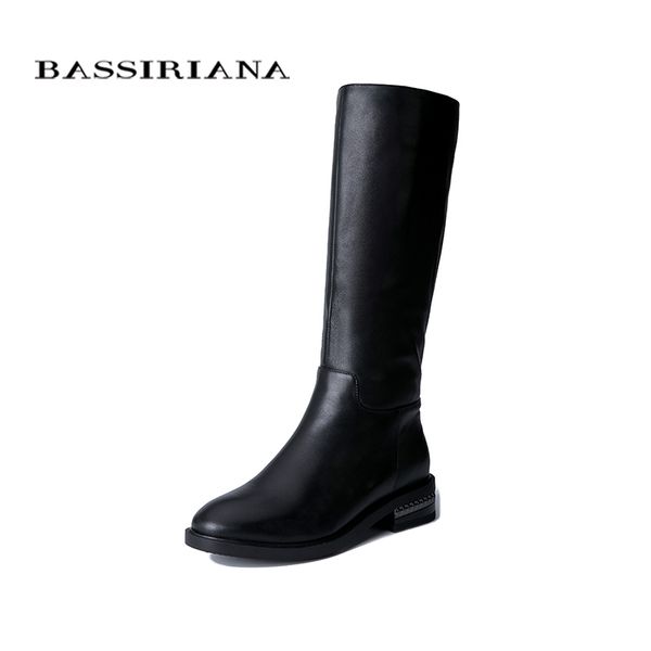 

boots bassiriana 2021 women's winter made of rubber, non-slip soles comfortable warm shoes large size, Black