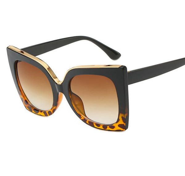 

ladies big frame sunglasses trendy fashion glasses women sunglass, White;black