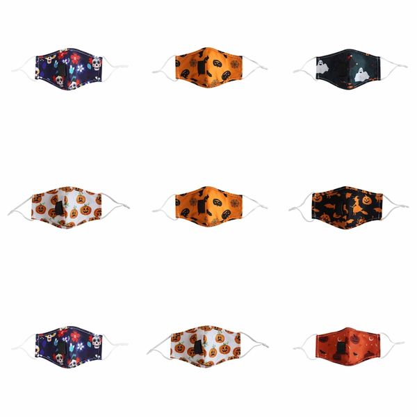 

anti dust face mouth er children pm2.5 halloween straw mask dustproof anti-l washable reusable cotton designer halloween straw mask#4791, Black