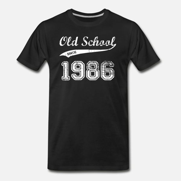 

1986 t shirt men printing short sleeve o-neck solid color fit building spring original shirt
