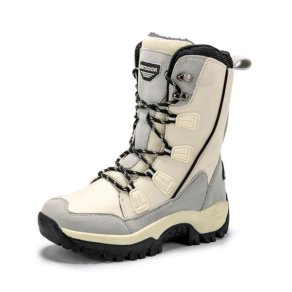 

big size winter women hiking shoes waterproof snow boots women trekking shoes boots fur warm ladies climbing outdoor sneakers