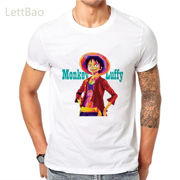 

one piece monkey d luffy tony chopper men women t-shirt luffy japanese anime printed harajuku clothing short sleeve tees