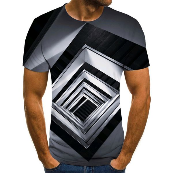 

new three-dimensional graphic fun 3d summer 3d print shirts graphic horror aesthetic men clothing