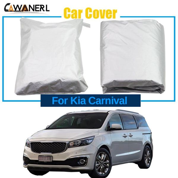 

car cover for kia carnival grand carnival outdoor indoor anti-uv sun snow rain protection dustproof mpv cover windproof