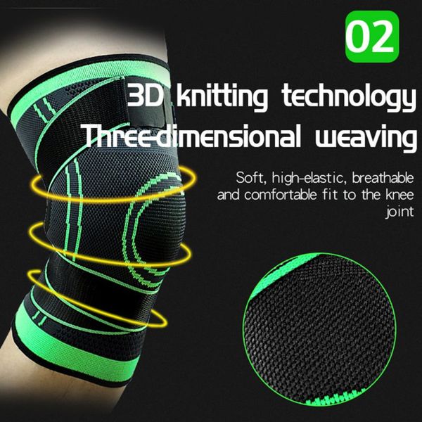 

elbow & knee pads professional sports compression brace supports for basketball weightlifting gym protector, Black;gray