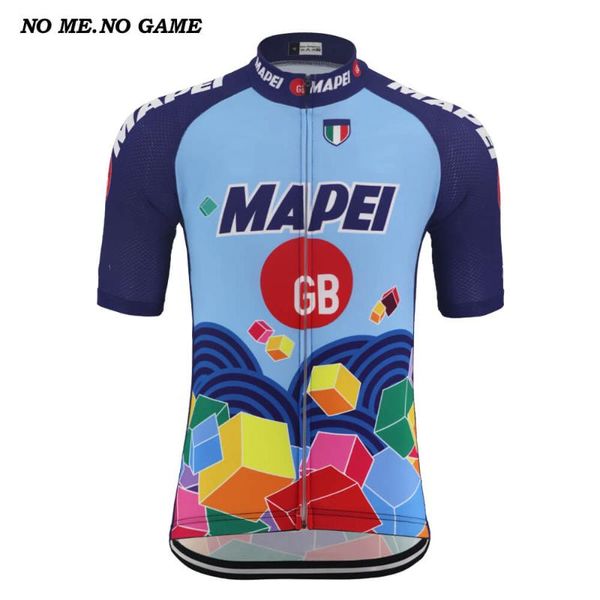

classic retro pro cycling jersey men blue bike clothing wear summer short sleeve road cycling shirts maglia ciclismo, Black;red