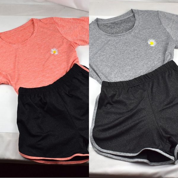 

новых летнего daisy быстросохнущей одежды спортивного костюма лето daisy фитнес ice шелковая для кожи влагопоглощение досуг йога и perspira, Gray