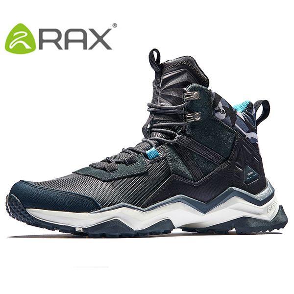 

rax men's waterproof cushioning antislip hiking shoes climbing trekking mountaineering shoes for men outdoor multi-terrian
