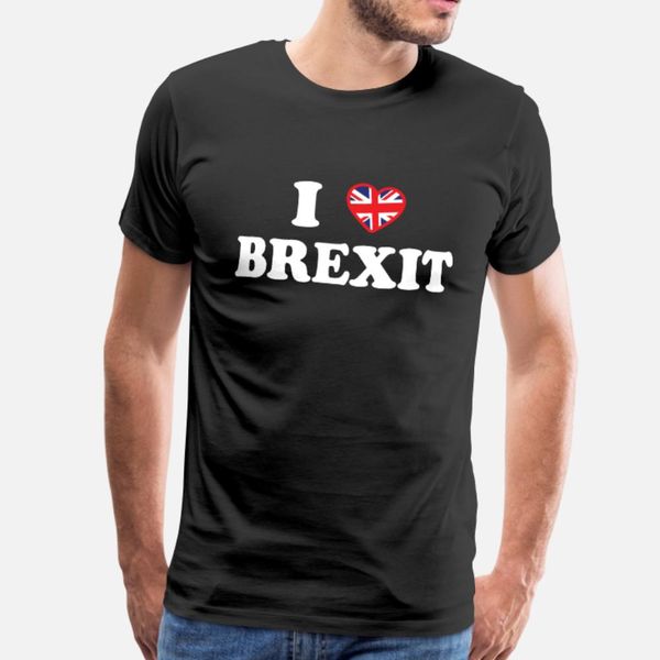 

i love brexit тенниски мужчина печать хлопок вокруг шеи trend fit новой мода лето kawaii рубашки