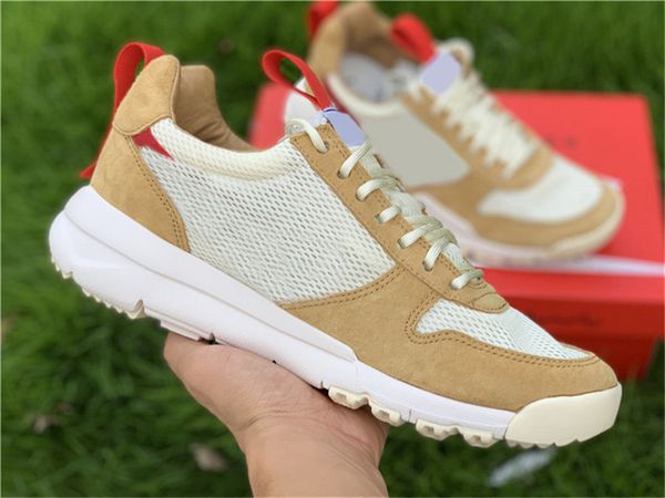

authentic tom sachs x mars yard 2.0 ts men women running shoes natural sport red maple 2017 joint limited release sneakers with box 5-12