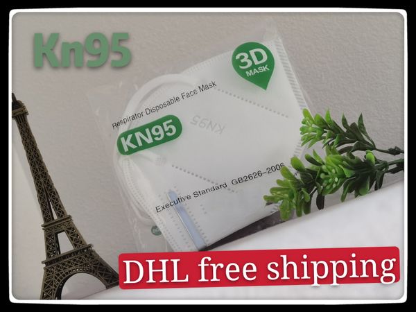 

Free shipping for adult KN95 earring masks, no breathing valve PM2.5 five-layer air filter, comfortable reusable disposable masks, certified