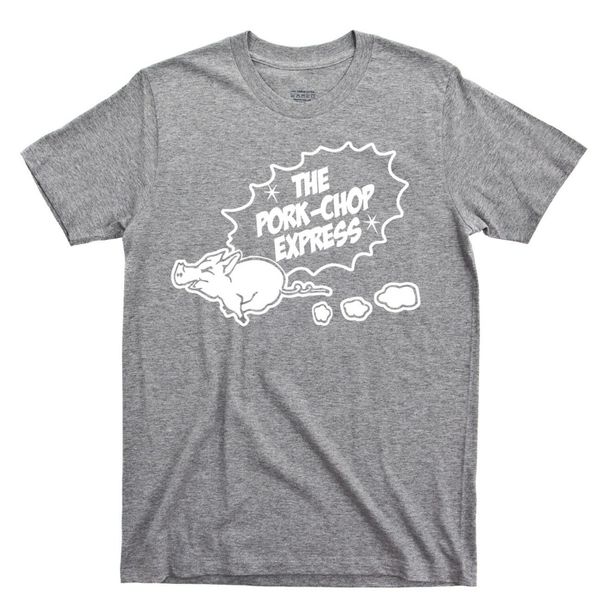 

pork chop express t shirt big trouble in little china jack burton lo pan dvd men designer clothes o-neck style hip-hop t shirt
