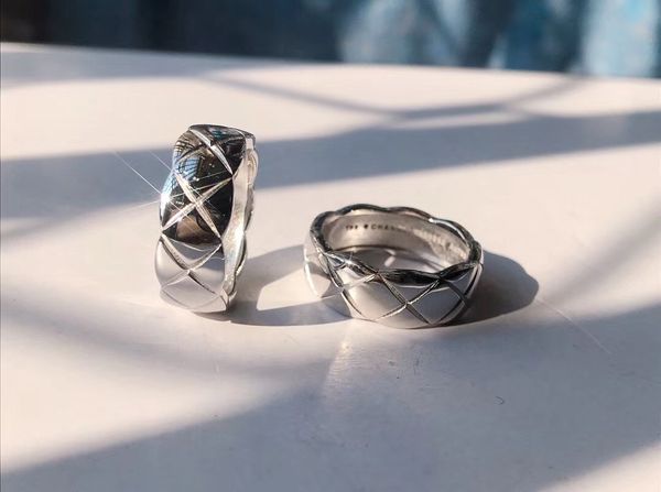 

s925 silver punk ring with rhombus shape for women and man ring charm jewelry ps6451
