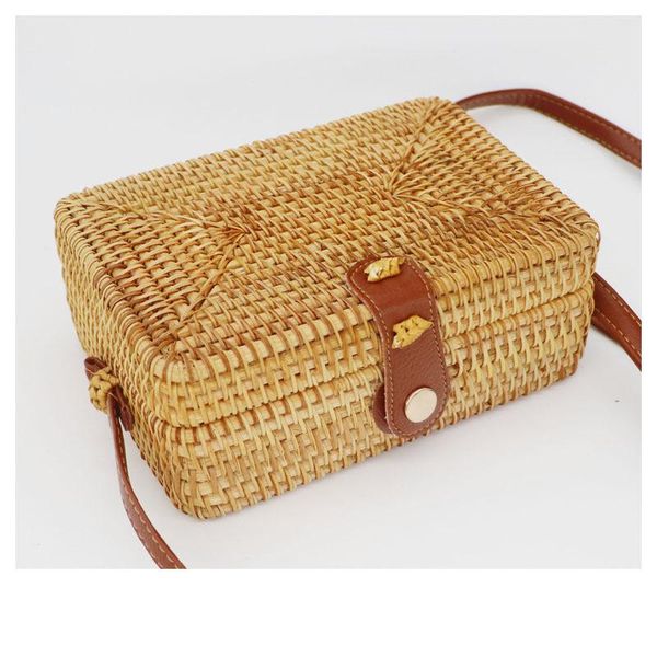 

природные ротанга сумки женщины сумки на ремне, солома тканая бич crossbody