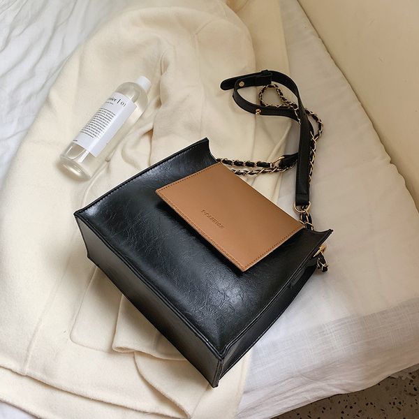 

bag women's bag new 2020 fashion messenger western style chain tote