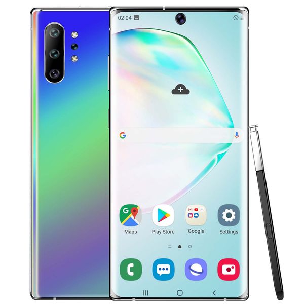 

unlocked original android smartphone 6.7 inch dual sim 4g hd camera 4800 battery 1 year warranty