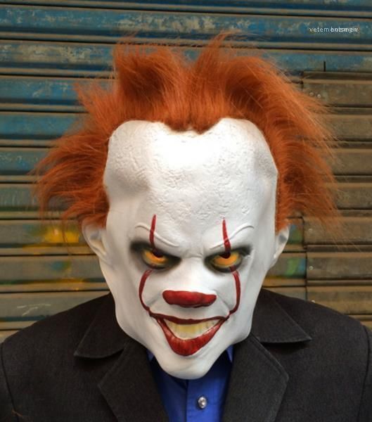 

electroplating mask cosplay costume movie stars party stage clown latex mask clown echo mask cos head cover, Silver