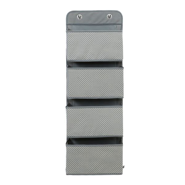 

non woven cloth wall hanging organizer door back keys home 4 pockets with hooks