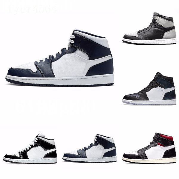 

new 1s high 3 shattered og bred toe banned game royal shoes men 1s shadow sneakers with box j#08-288