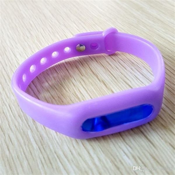 

a68silicone anti mosquito bracelet adjustable plant essential oil wristband pest insect bugs control repellent hand ring harmless 0 67js vb