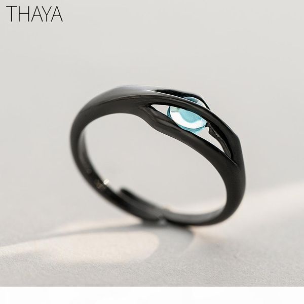 

thaya original design sleeping beauty rings s925 silver handmade crystal rings for woman jewelry gift ly191226, Slivery;golden