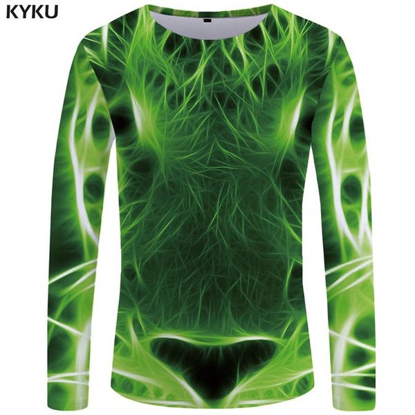 

brand bamboo forest long sleeve chinese style printed green japan cool graphic 3d print shirts kawaii kawaii graphic men clothing