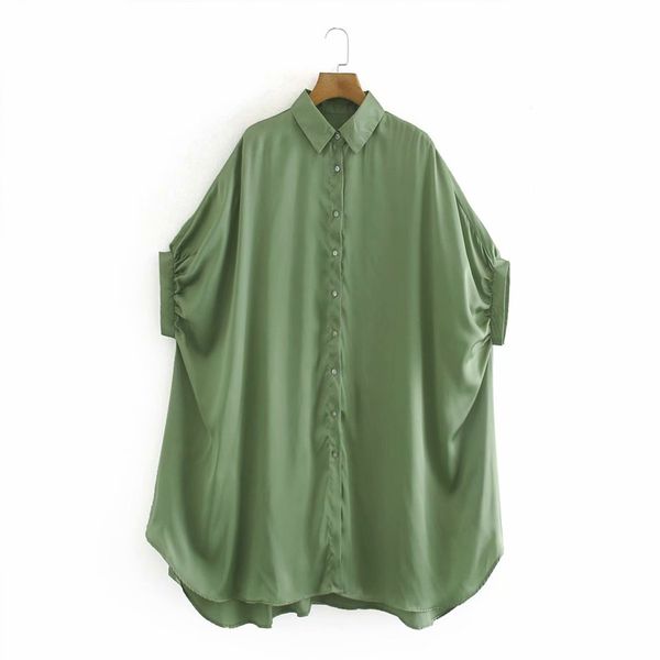 

women's blouses & shirts 2021 summer women and smock solid loose batwing sleeve female street plus size shirt clothing blusas, White