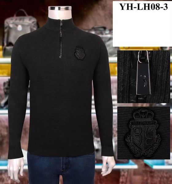 

billionaire turtleneck sweater snake skin mens winter new business quality zipper genuine leather big size -4xl ing, White;black