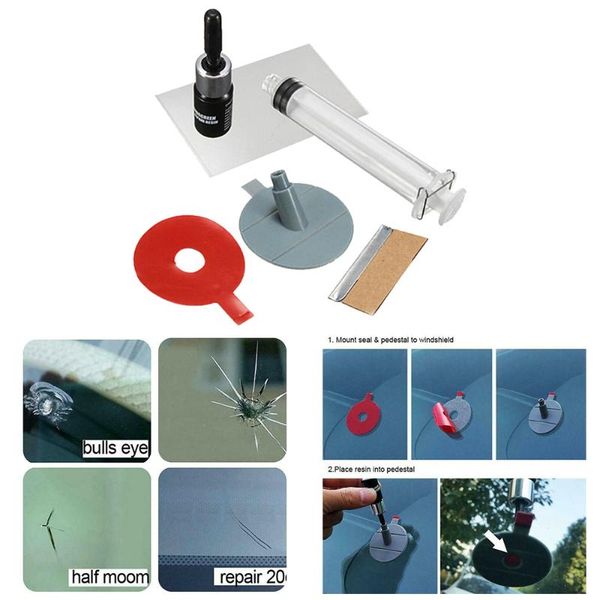 

car cleaning tools glass crack window repair tool chip automotive vehicles 10ml