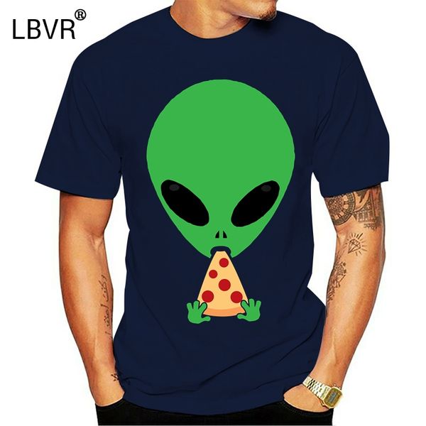 

aliens love pizza t shirts men tshirt funny summer t-shirt black clothes cotton cartoon leisure tee-shirts thanksgiving day