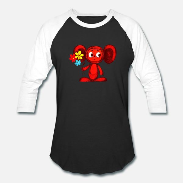 

cheburashka cartoon animation character t shirt men printing tee shirt s-3xl basic solid crazy funny casual summer style pictures shirt
