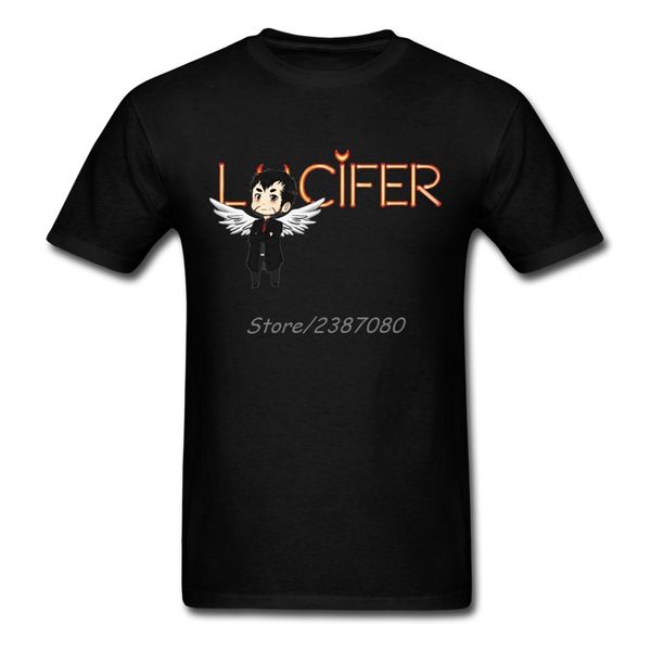 

lucifer t shirt xxxl custom short sleeve tshirt men 2020 random cotton crewneck t shirts fitness men