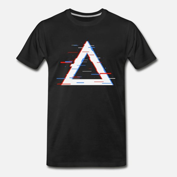 

triangle aesthetic t shirt men designer cotton s-xxxl formal fit authentic summer style formal shirt
