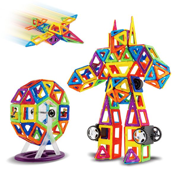 

magnetic piece building blocks children's assembling with magnetic patch magnet pieces multi-models more fun educational explosion toys