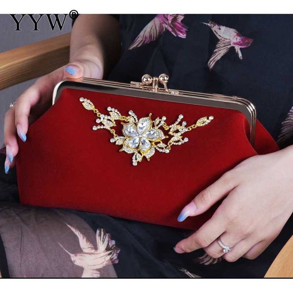 

elegant appliques women clutch bag 2020 women statement jewelry shoulder crossbody bags chain rhinestone floral handbag female