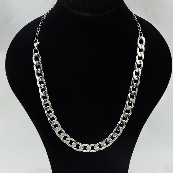 

ожерелье способа конструктора ювелирных изделий ожерелья punk rock прохладный цепи hip hop ожерелье толстые простой и простой, Golden;silver