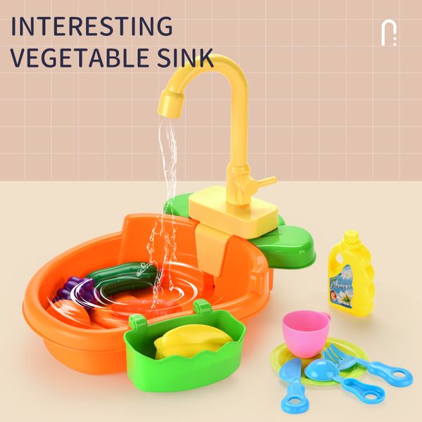 

play house children's toys the kitchen xiancai basins early education enlightenment simulation of the kitchen model a gift for a child