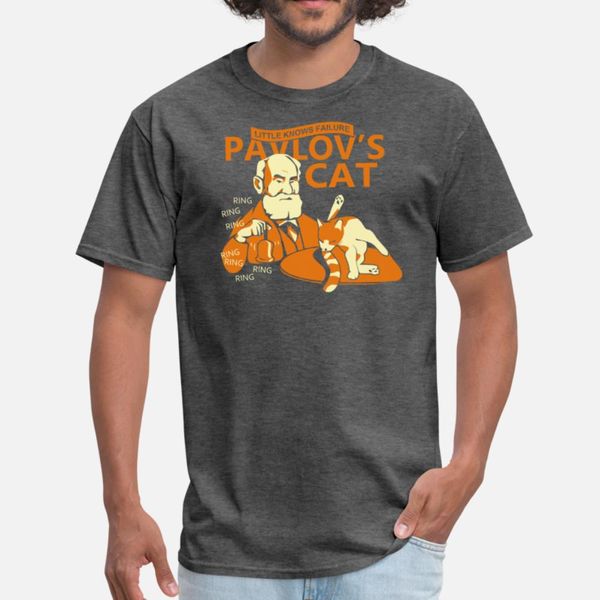 

pavlovs cat t shirt men famous short sleeve o neck pictures famous authentic summer style trend shirt
