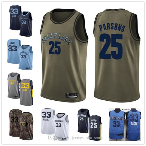 

custom men's women memphis grizzlies 25 chandler parsons 33 marc gasol white throwback basketball edition nba jersey, Black;red