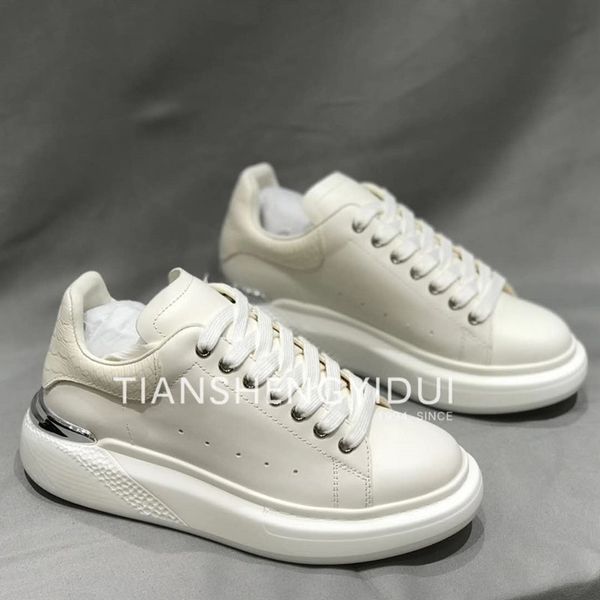 

2020 новая мода кроссовки мокасины дерма подкладка мужчины женщины low cut белый черный кожа повседневная обувь квартиры открытый zapatos ск, White;red