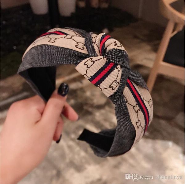 

korea dongdaemun new product net red letter knotted bow hair band hair clip ing