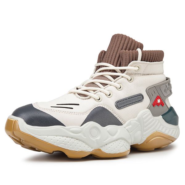 

high autumn casual shoes man sneakers fashion mesh light breathable sport outdoor shoes zapatos de hombre mens gym, Black