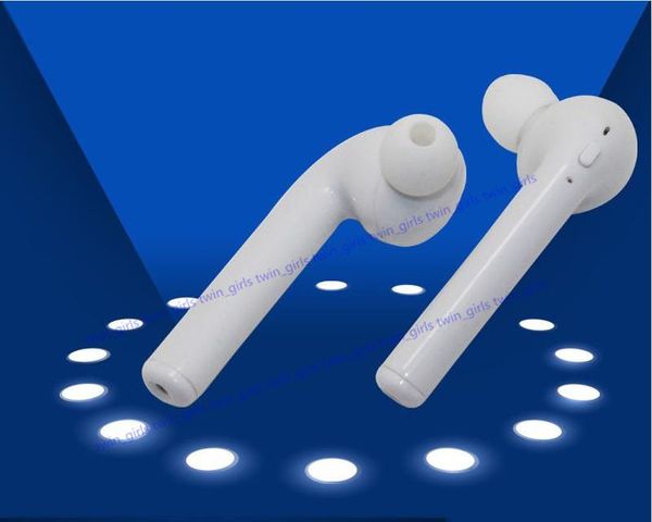 

cgjxs2017 wireless bluetooth twins earphones protable dual in ear earbuds sport stereo for iphone for andriod phones white good qua
