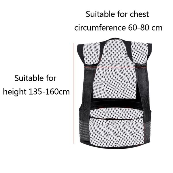 

shoulder heat pad self-heating warm magnetic therapy vest, Black;blue