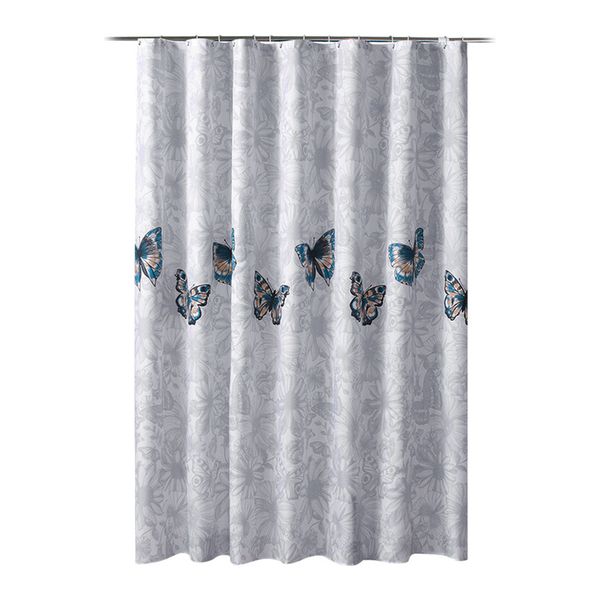

shower curtain butterfly print l large waterproof fabric bathroom washroom
