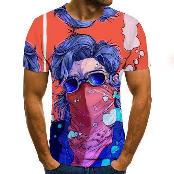 

men cool summer stranger things t -shirt 3d print shirts funny hippie kawaii men clothing