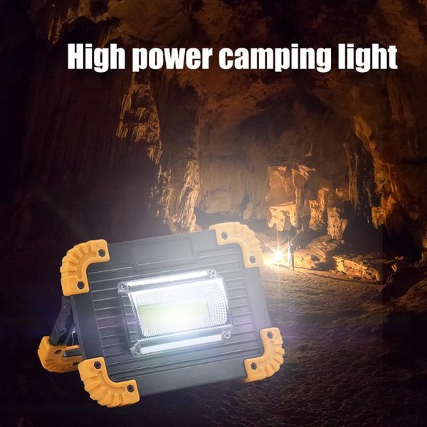

cob smd led portable lanterns 20w 4 modes super bright work lamps usb rechargeable outdoor camping emergency lighting