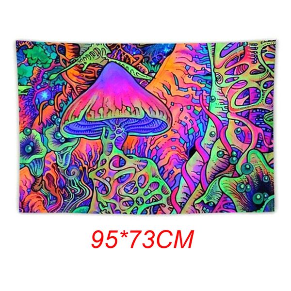 

bedroom background cloth multipurpose mushroom tapestry psychedlic wall hanging